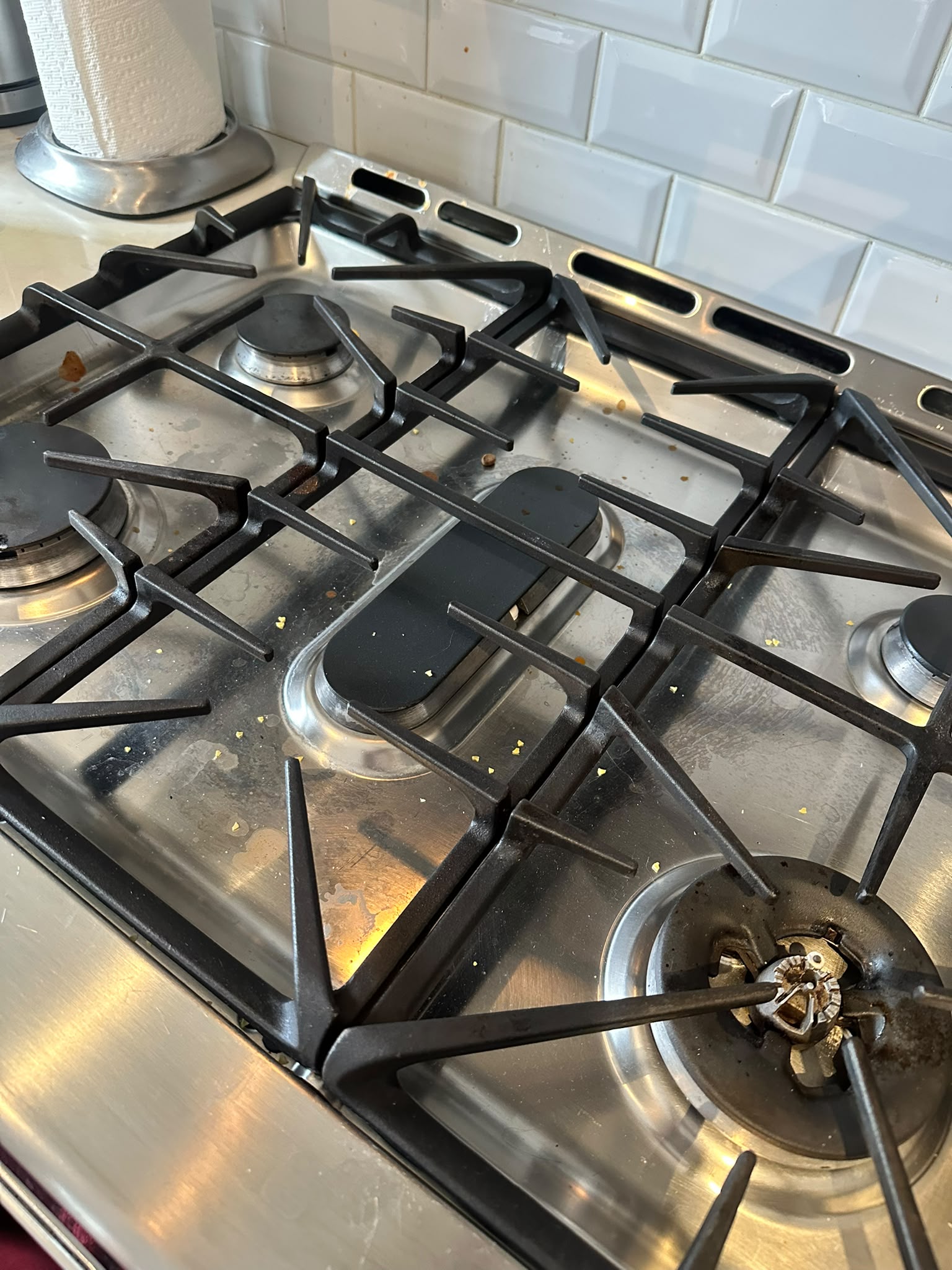 Cooktop reset before cleaning